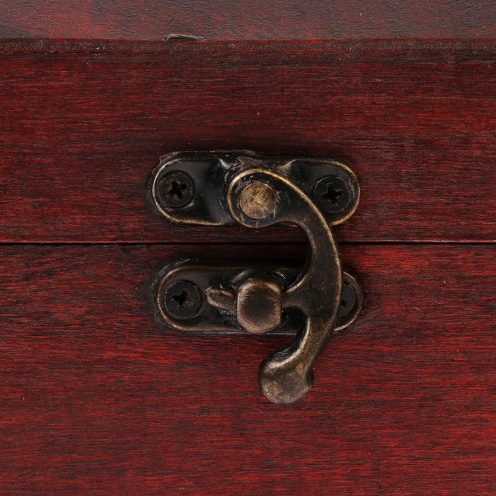 Шкатулка дерево под бутылку "Пиратская" 10х33х11,5 см