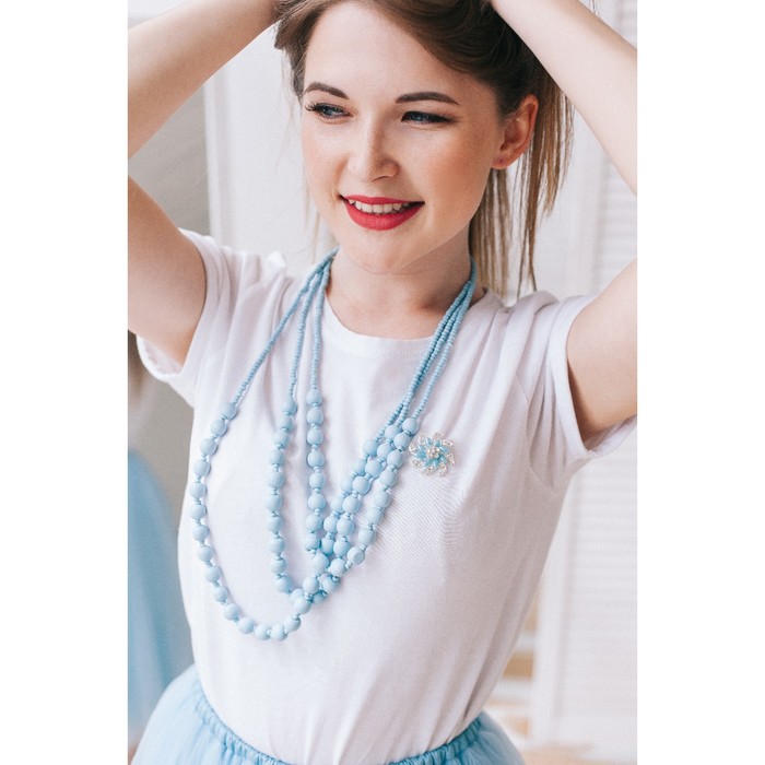 Брошь "Ассорти" цветок бумеранг, цвет МИКС