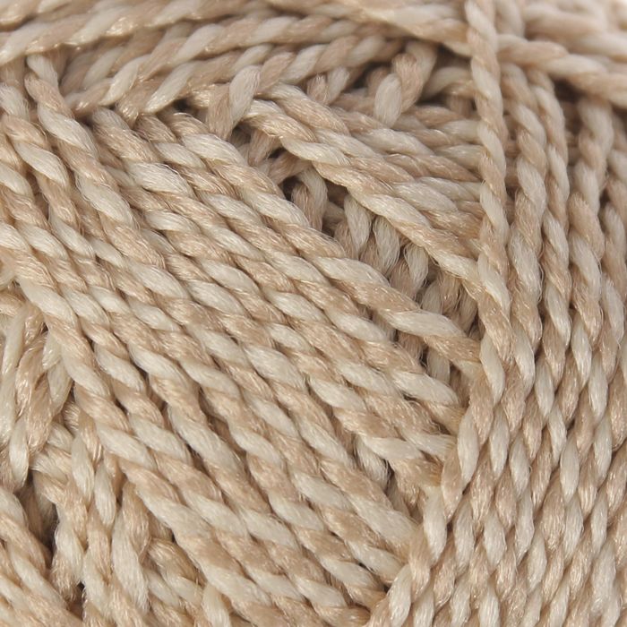 Пряжа "Люкс" 100% полипропилен 250м/50гр набор 10 шт (бежевый крученый)