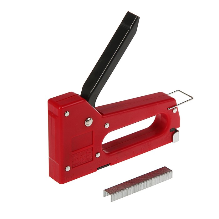 Степлер мебельный Bohrer, 4-8 мм, тип скоб 53, пластиковый корпус