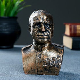 

Бюст "Жуков Г.К." бронзовый, 10х7х4см