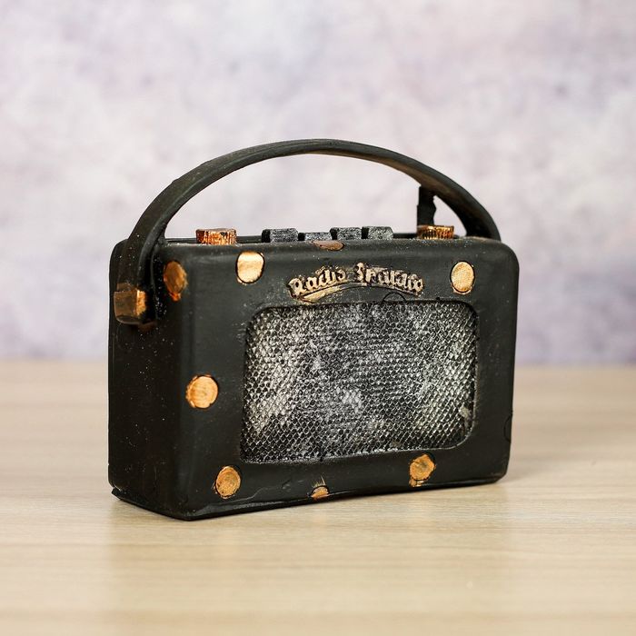 Сувенир ретро "Радио" 17х6х13см