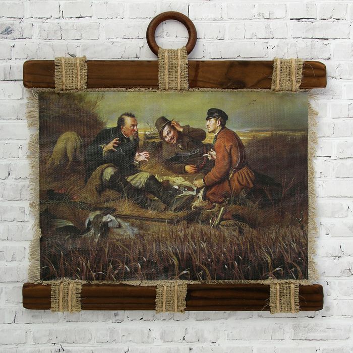 Сувенир свиток "Охота картина"