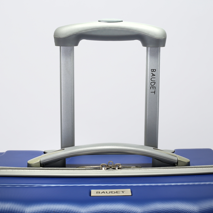 Чемодан большой, 28", 98 л, 4 колеса, кодовый замок, цвет тёмно-синий