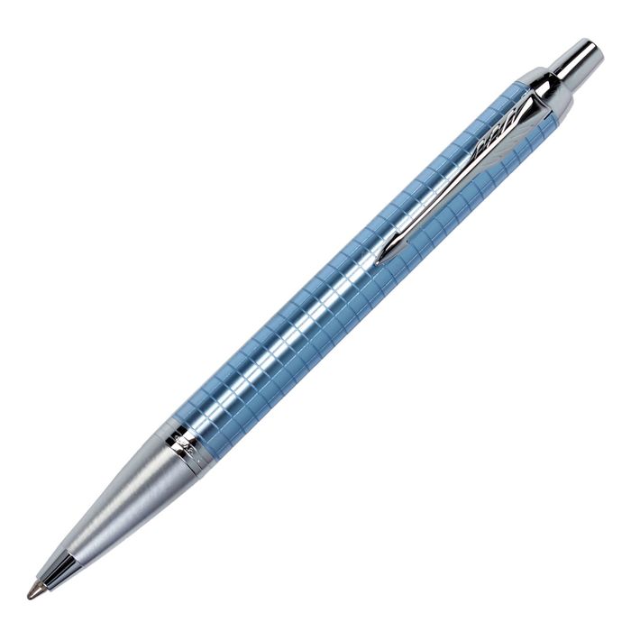 Ручка шариковая Parker IM Premium Blue CT M, корпус синий глянцевый/ хром, синие чернила (1931691)
