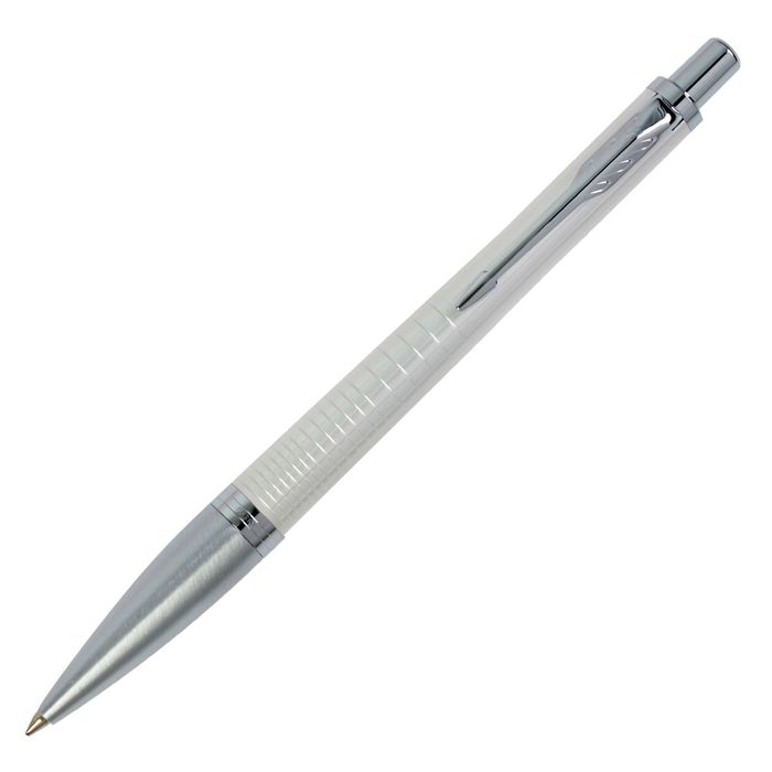 Ручка шариковая Parker Urban Premium Pearl Metal CT M, корпус жемчужно-белый глянцевый, синие чернила (1931611)