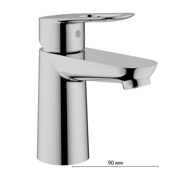 Смеситель для раковины GROHE BauLoop, гладкий корпус