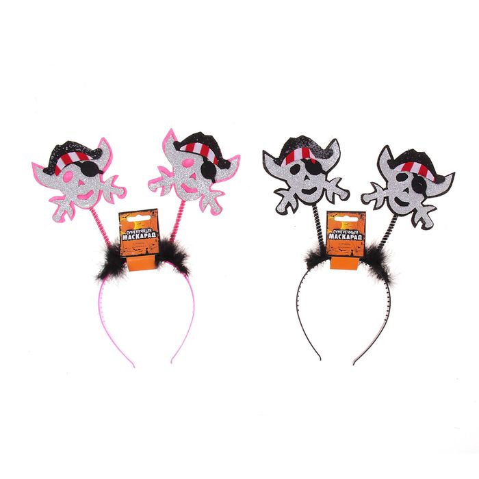 Карнавальный ободок" Пират", цвета МИКС