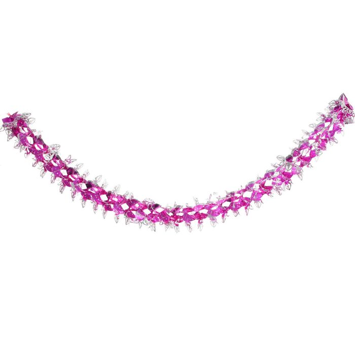 Растяжка d-24 см 240 см "Ёлочка в сердечке" микс