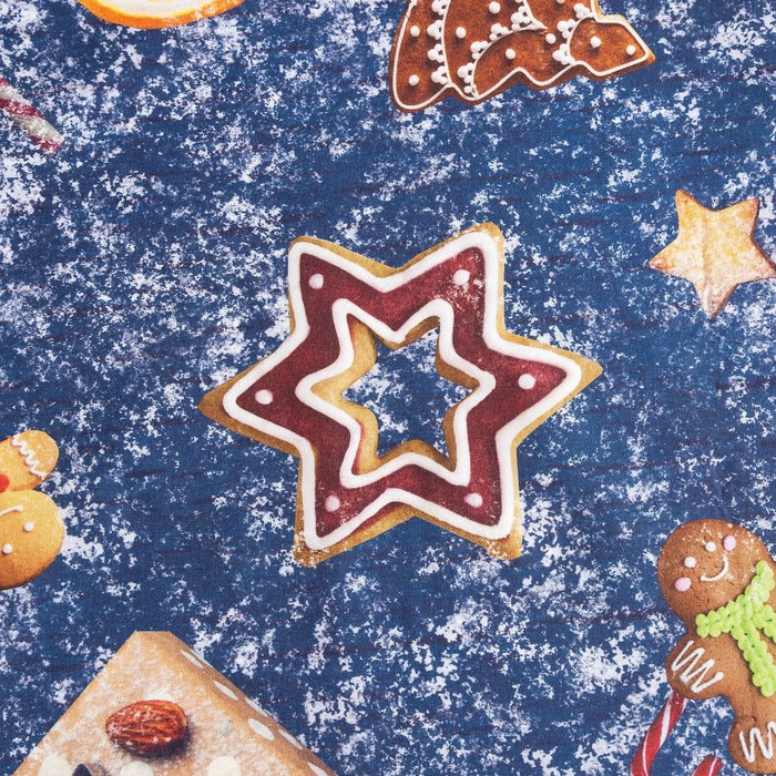 Скатерть "Этель" Мандарины 145х300, хлопок 100%, 136 гр/м2 с ГМО