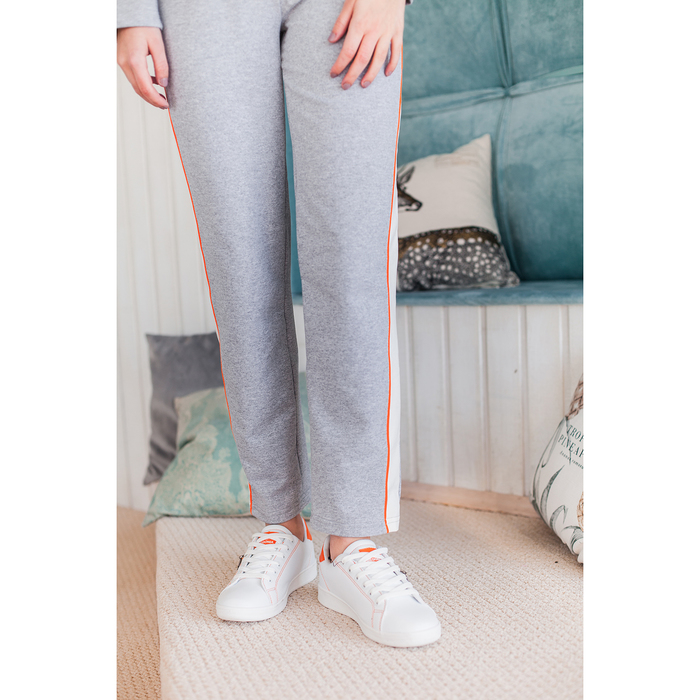 Костюм женский (джемпер, брюки) "Гламур", р-р 44, рост 170, цвет серый 2038