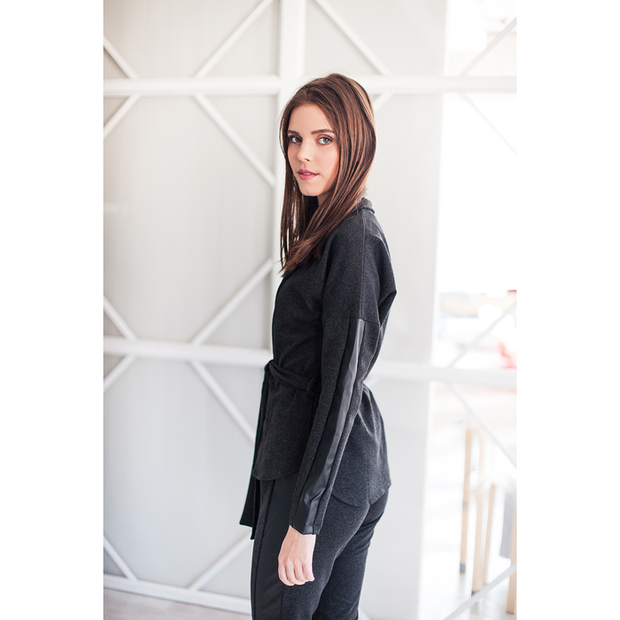 Костюм женский (джемпер, брюки) "Мануэль", р-р 46, рост 170, цвет серый 2039