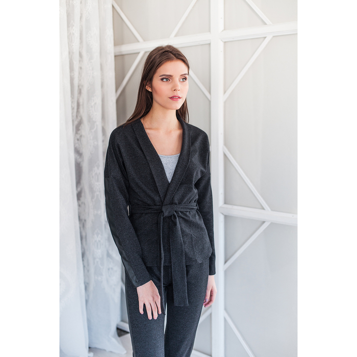 Костюм женский (джемпер, брюки) "Мануэль", р-р 48, рост 170, цвет серый 2039