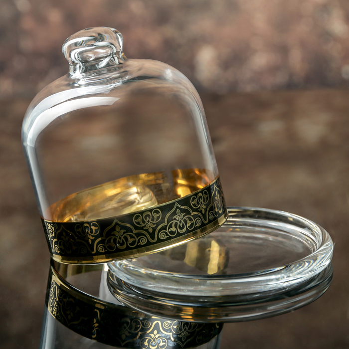 Лимонница d=10 см Black&Gold, высота 10,5 см