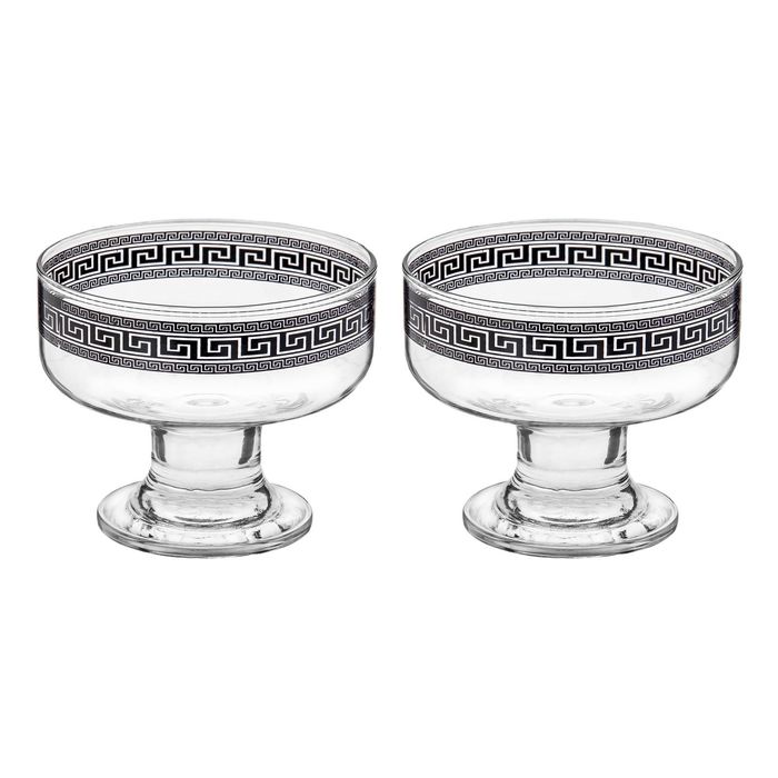 Набор креманок 220 мл "Ice Ville. Черное", 2 шт