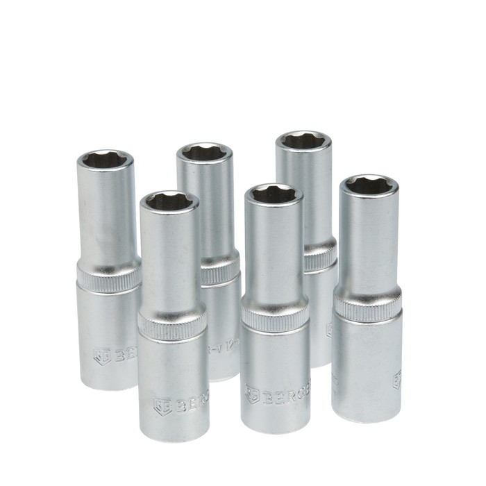 Головка торцевая BERGER, удлинённая ,1/2”, 6-гранная SuperLock, 12 мм