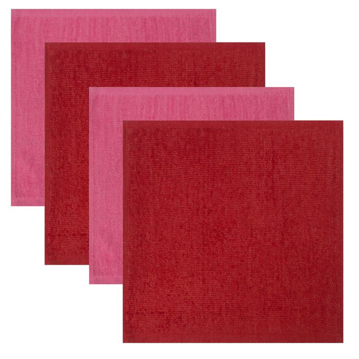 Наб. полотенец Collorista "От всей души", 30х30шт-4 шт, хлопок