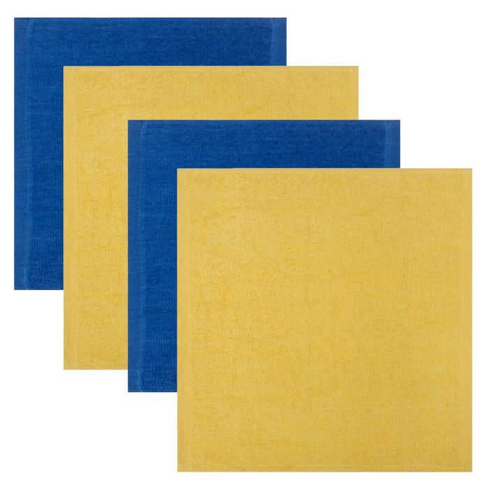 Наб. полотенец Collorista "Любимой бабушке", 30х30шт-4 шт, хлопок