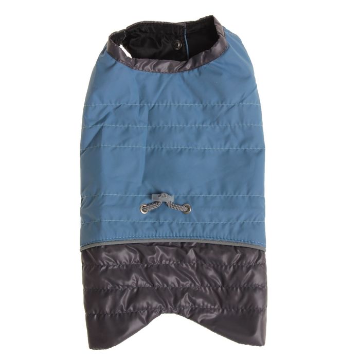 Попона демисезонная, синяя, размер М (ДС 24 см, ОГ 39 см, ОШ 25 см)