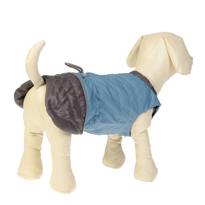 Попона демисезонная, синяя, размер L (ДС 28 см, ОГ 45 см, ОШ 29 см)