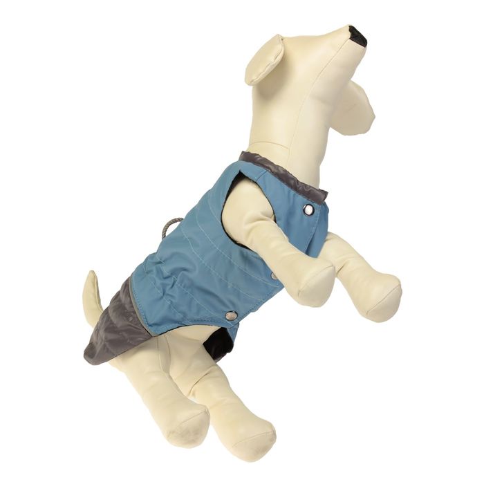 Попона демисезонная, синяя, размер L (ДС 28 см, ОГ 45 см, ОШ 29 см)