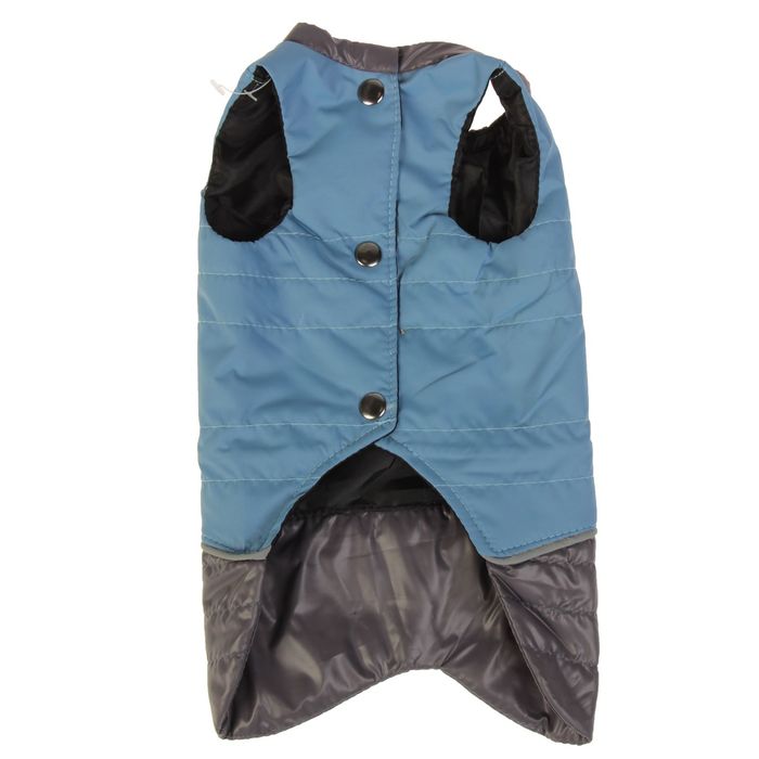 Попона демисезонная, синяя, размер L (ДС 28 см, ОГ 45 см, ОШ 29 см)