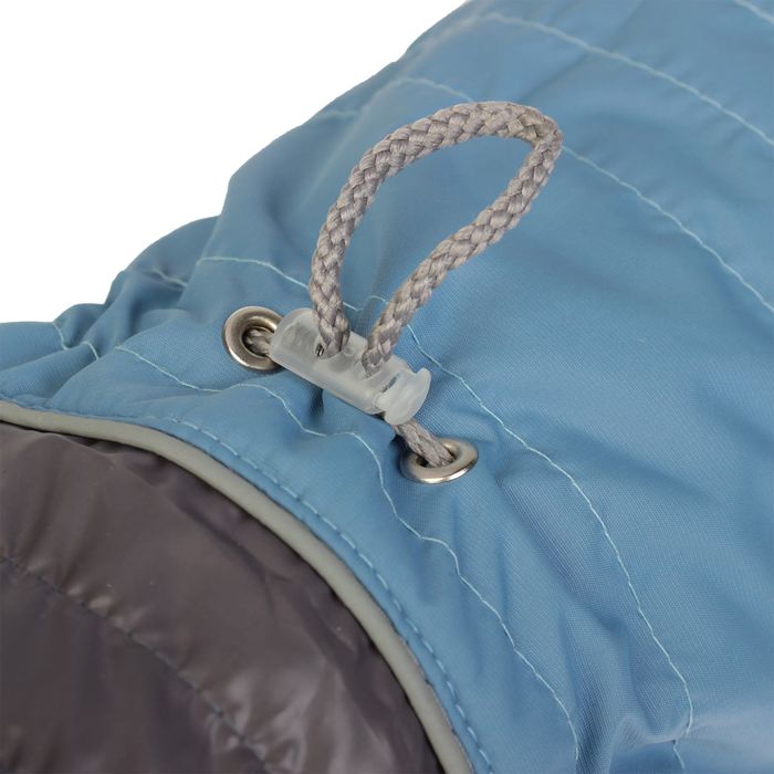 Попона демисезонная, синяя, размер L (ДС 28 см, ОГ 45 см, ОШ 29 см)