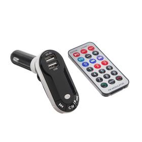 

FM - трансмиттер, 12 В, 2 USB/Mp3/WMA/AUX/MicroSD/Bluetooth, микс