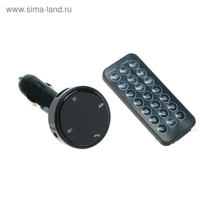 FM - трансмиттер, 12 В, 2 USB/Mp3/WMA/AUX/MicroSD/Bluetooth, микс