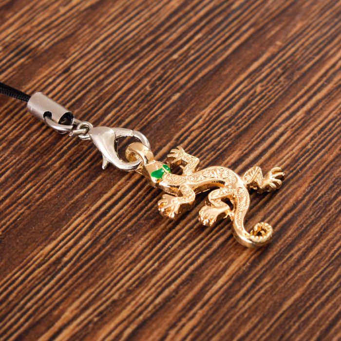 Открытка с подвеской "Урал" (ящерка), 8 х 11 см