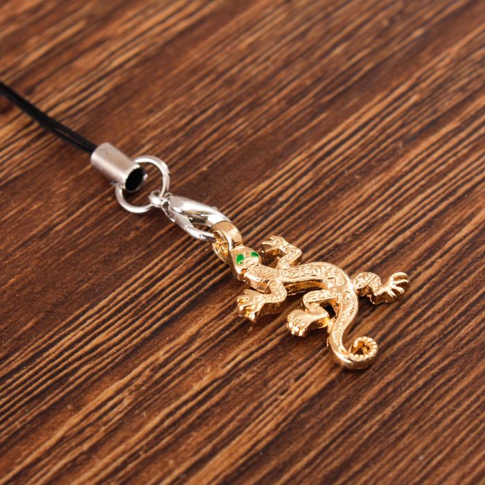 Открытка с подвеской "Челябинск" (ящерка), 8 х 11 см