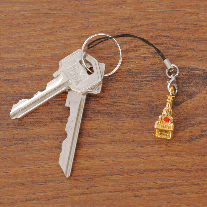 Открытка с подвеской «Москва» (Спасская башня), 8 х 11 см