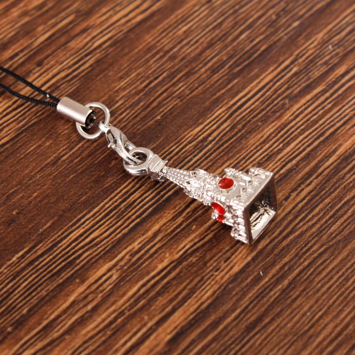 Открытка с подвеской «Москва» (Спасская башня), 8 х 11 см