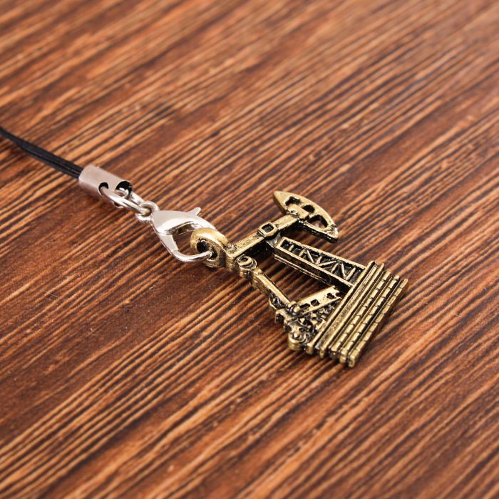 Открытка с подвеской «СЕВЕР» (нефтяная вышка), 8 х 11 см