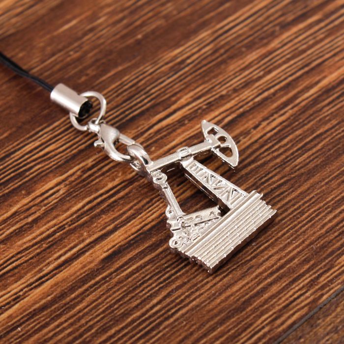 Открытка с подвеской "Тюмень" (нефтяная вышка), 8 х 11 см