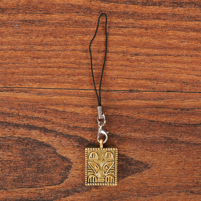 Открытка с подвеской «Пермь. Мишка в жертвенной позе»