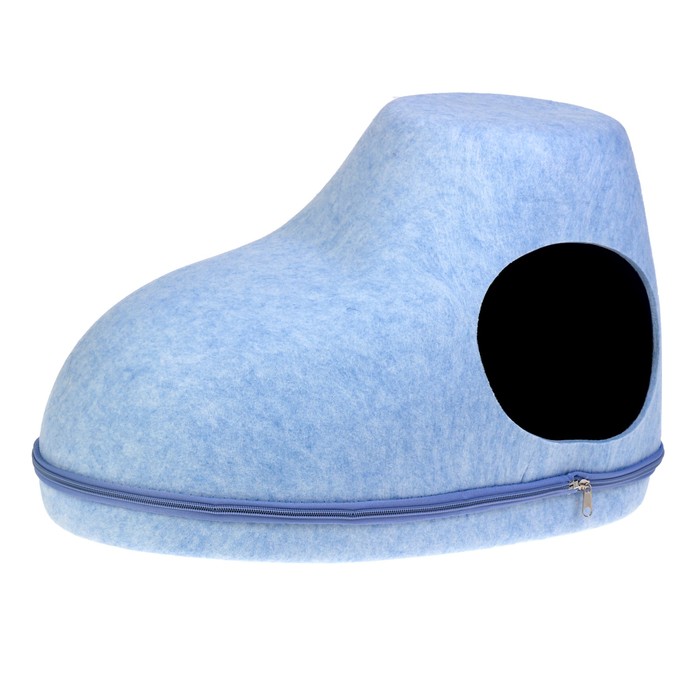 Дом из войлока "Ботинок", 53,5 х 36 х 34 см, голубой