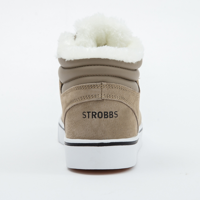 Кроссовки зимние, размер 37, цвет бежевый