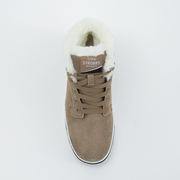 Кроссовки зимние, размер 37, цвет бежевый