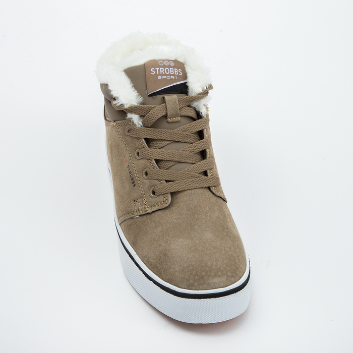 Кроссовки зимние, размер 37, цвет бежевый