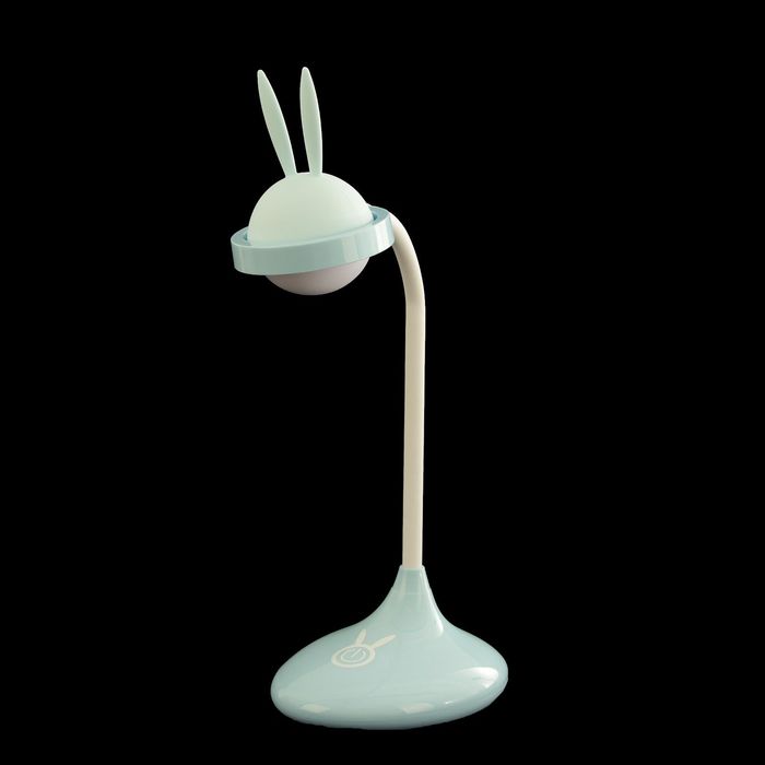 Лампа настольная "Кролик" МИКС LED (USB-провод, сенсорная кнопка, АКБ, 2 режима) 11х14х38 см 25533