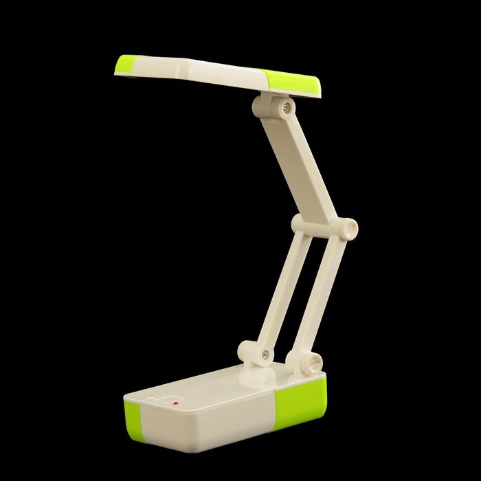 Лампа настольная 1,1W 11 LED "Альфа" (АКБ, выдвижная розетка) МИКС 5х5,5х10 см