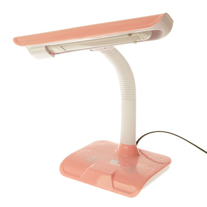 Лампа настольная LED 5Вт "Узоры" розовая 40х30х15 см