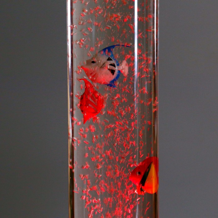 Светильник водяной "Ракета" золото 12x12x58 см