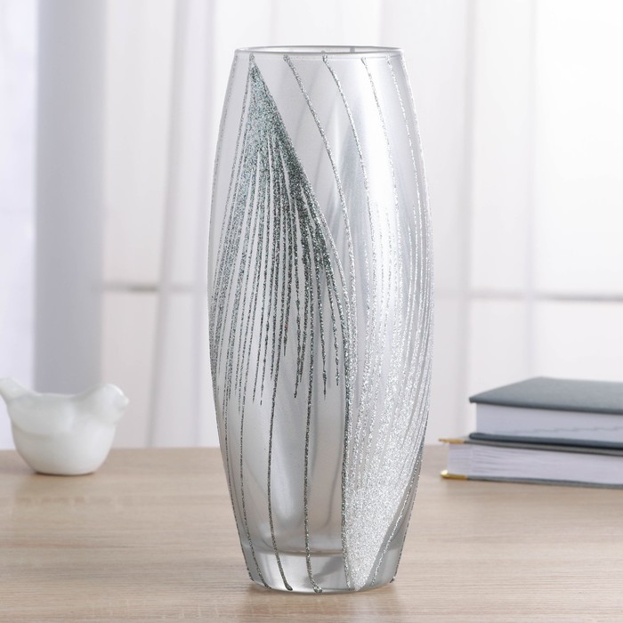 Ваза "Роскошное серебро" 25 см