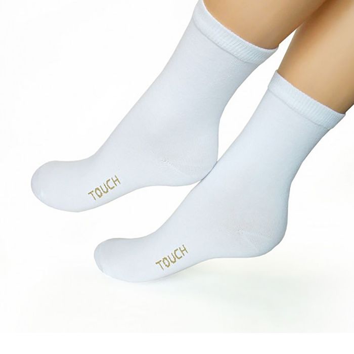 Носки женские, цвет белый, р-р 23-25