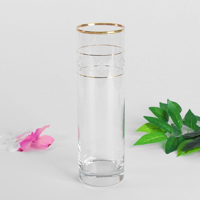 Ваза для цветов "Кружева" цилиндр, 26,5 см