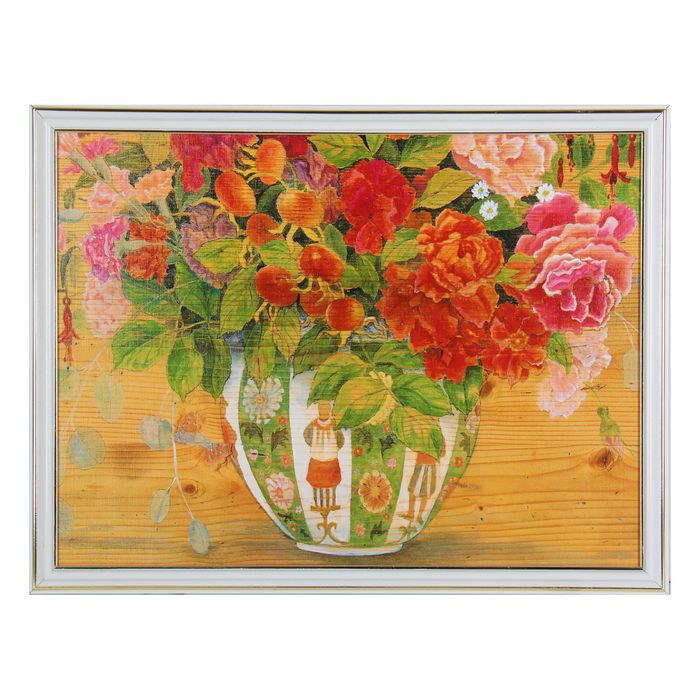 Картина "Пионы" широкая 30*40 см