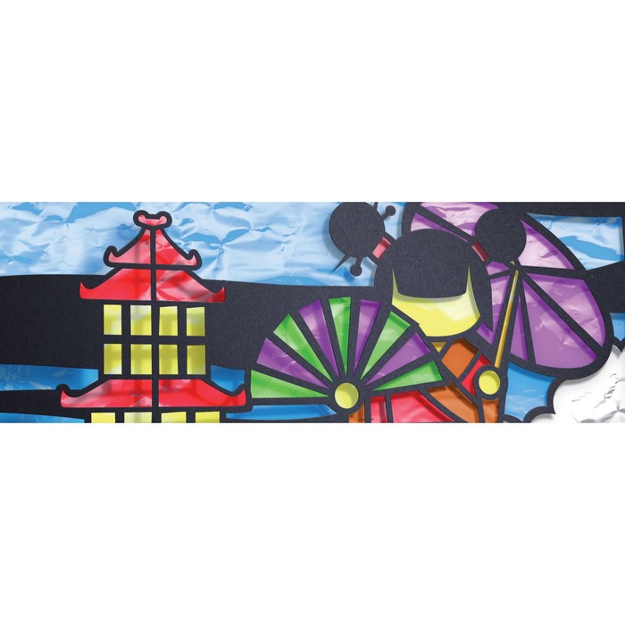 Бумага целлофановая 700*5000 мм Sadipal 30 г/м2 кристал Мальва 06940