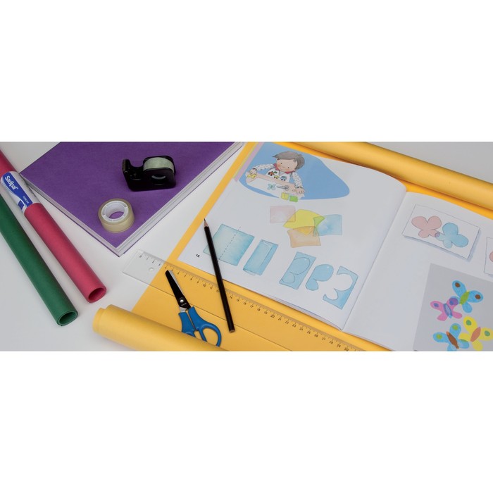 Крафт-бумага 500*2000 мм Sadipal Forrapapel 65 г/м2 красный 10833